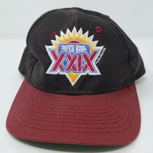 1995 Super Bowl Hat XXIX Snapback Logo 7 Cap
